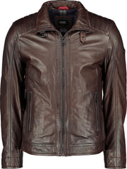 DNR Leren Jack - Modern Fit - Bruin - 60