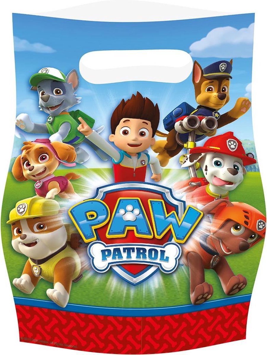 Paw Patrol Uitdeelzakjes 8 stuks