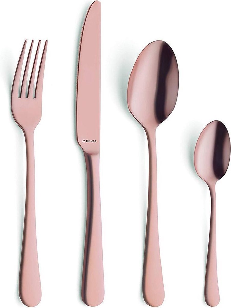 Amefa Vintage Bestekset - 24 delig - 6 persoons - Koper