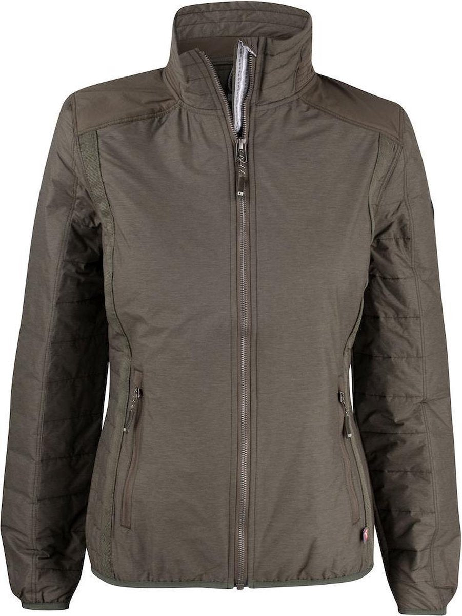 Cutter & Buck Packwood Jacket Dames Olijf Groen - Maat S