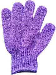1 Stuk - Scrubhandschoen - Washandje - Scrub handschoen - Paars - Handschoen om mee te scrubben - Huidverzorging - Scrubhandschoen voor onder de douche - Douchehandschoen - Washandje met scrub -