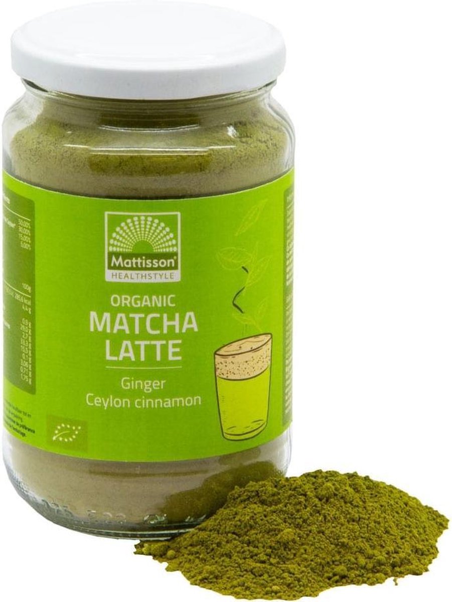 Mattisson / Matcha Latte Gember – Ceylon kaneel BIO - 140 gram (MT2092)