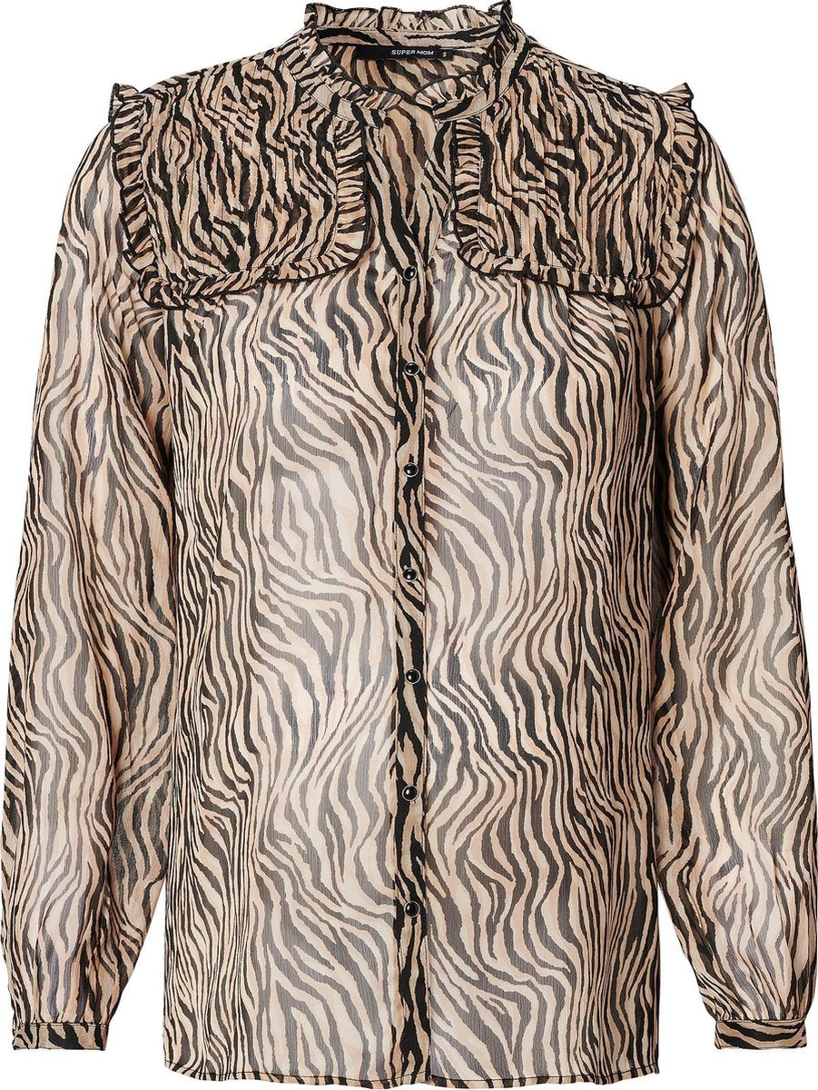 Supermom Blouse Zebra Zwangerschap Maat L