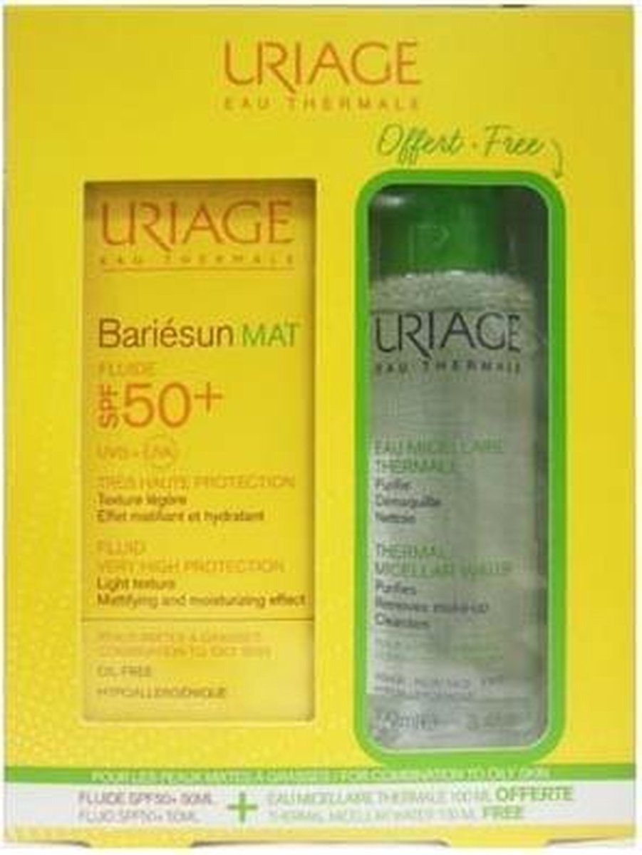 Uriage Bariésun zonnebrand mat spf50 + micellair reinigingswater
