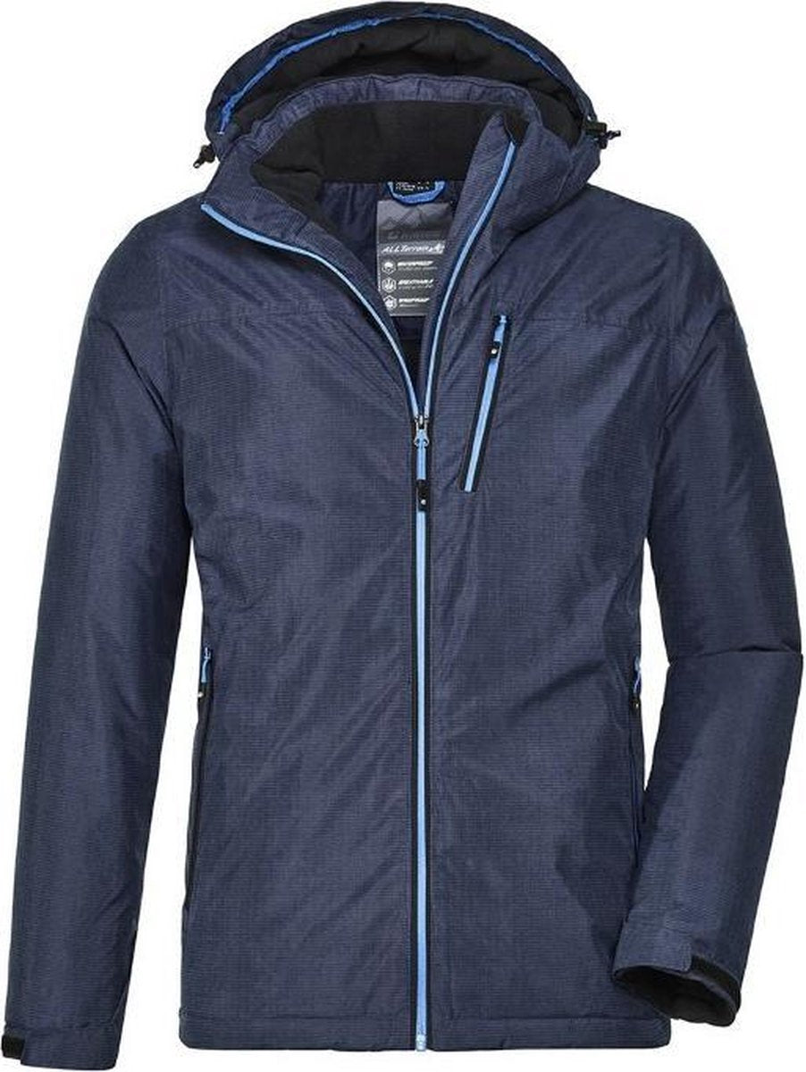 Killtec heren winterjas Ostfold navy - maat 3XL