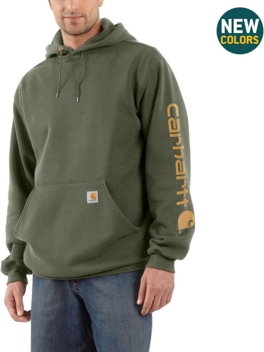 SLEEVE LOGO HOODED SWEATSHIRT