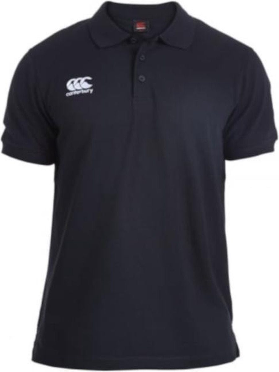 Canterbury Poloshirt Waimak Heren Polyester Zwart Mt M