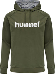 Hummel Sporttrui - Maat M  - Mannen - olijfgroen/wit