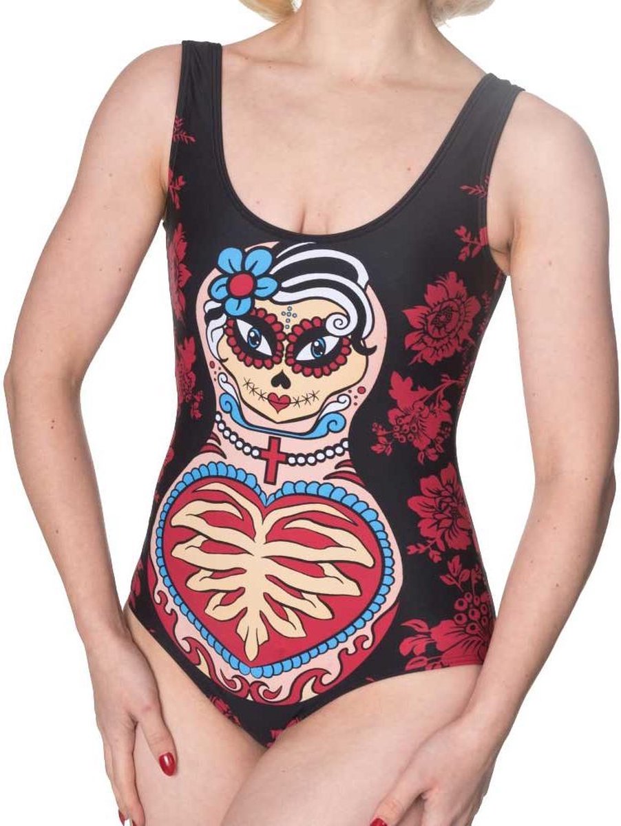 Banned Badpak -L- Alicia doll Zwart