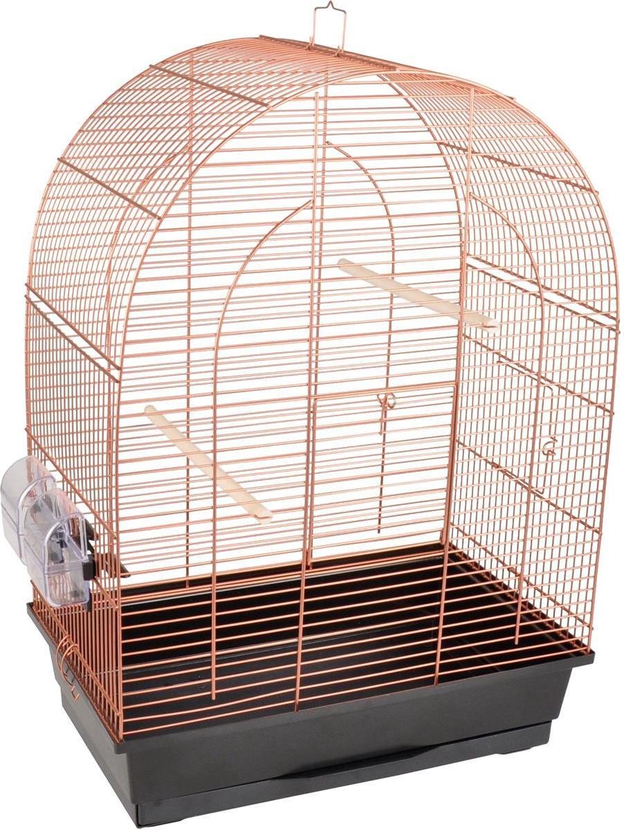 Vogelkooi Klara 2 Zwart/Koper - Zwart - 45 x 28 x 62.5 cm
