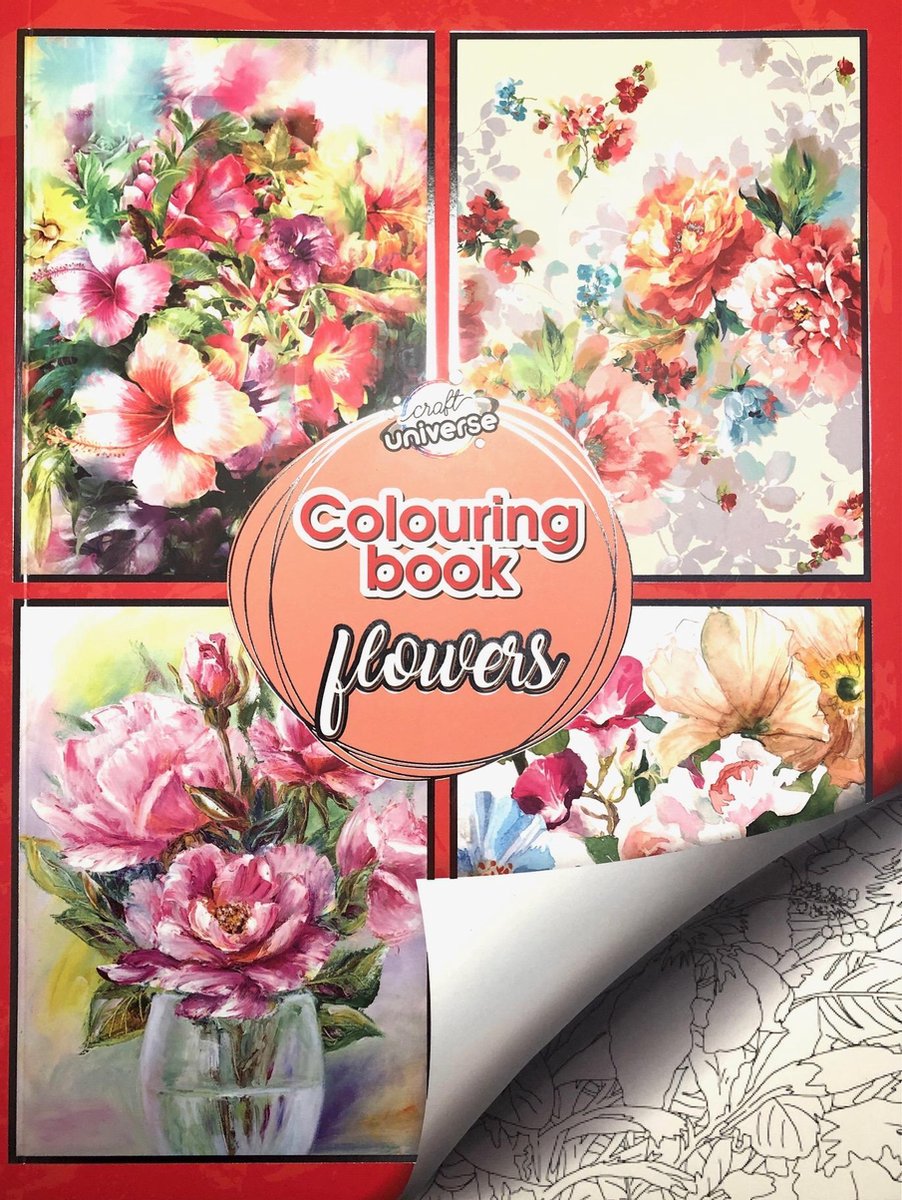 Kleurboek voor volwassenen Bloemen