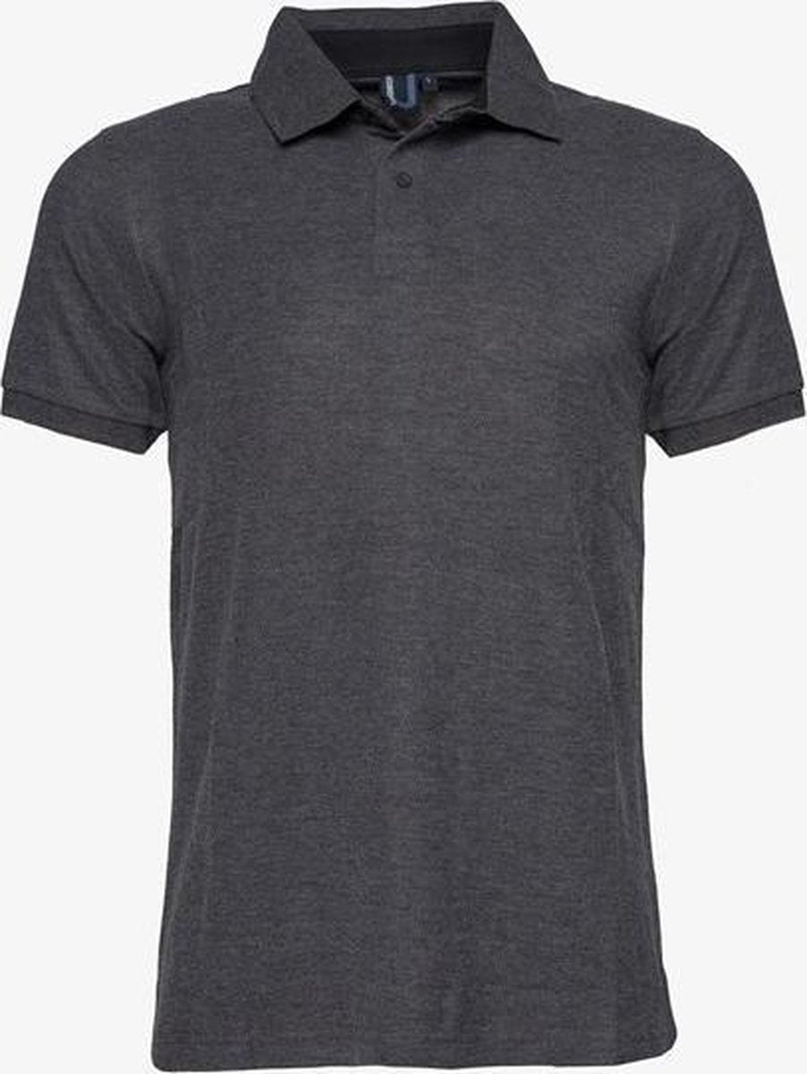 Unsigned heren polo - Grijs - Maat M