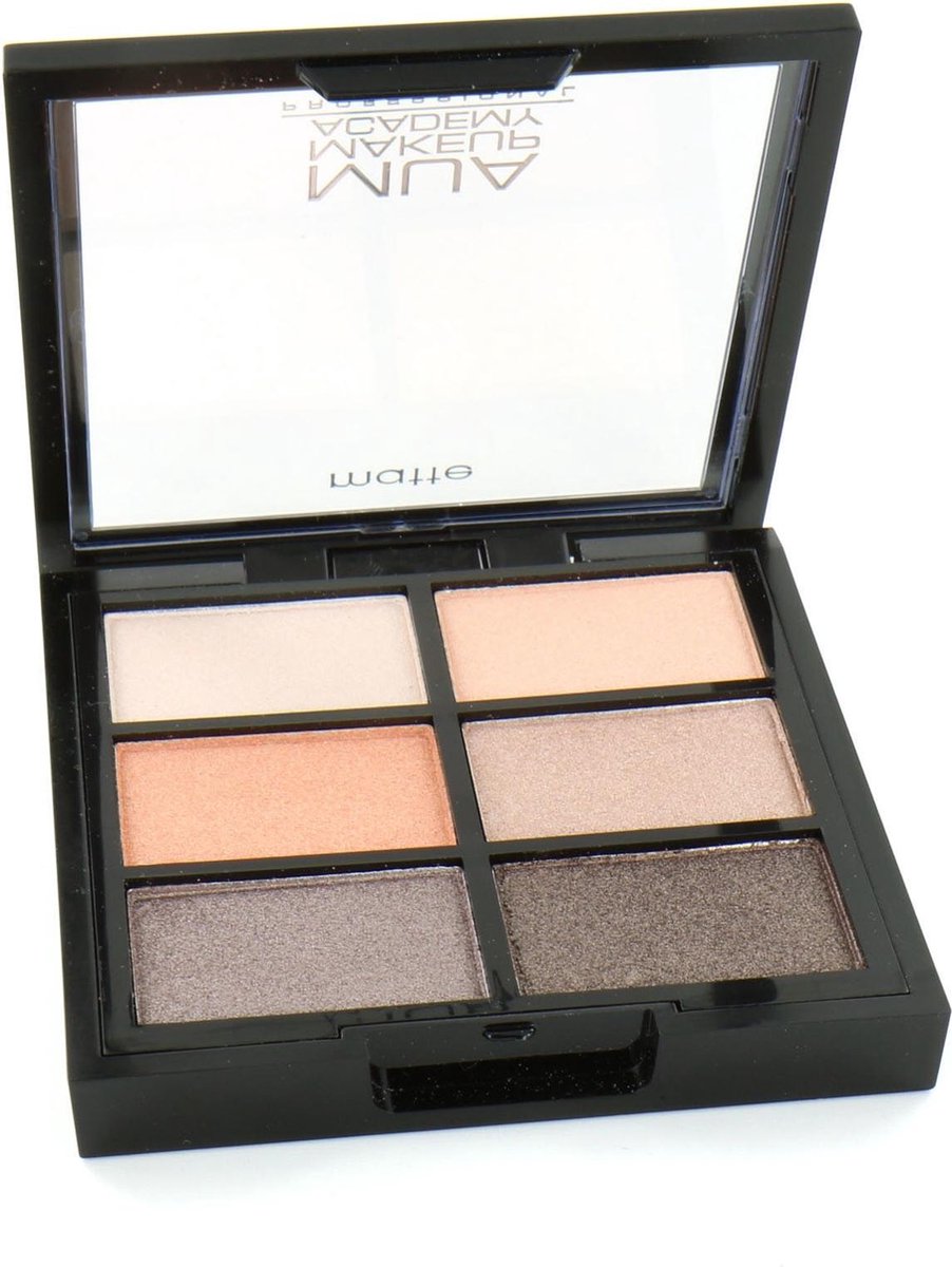 MUA 6 Shade Oogschaduw Palette - Coral Delights