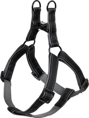 Nobby hondentuig classic reflect zwart - M - buikband 50/72 cm - breedte 20 ​​mm