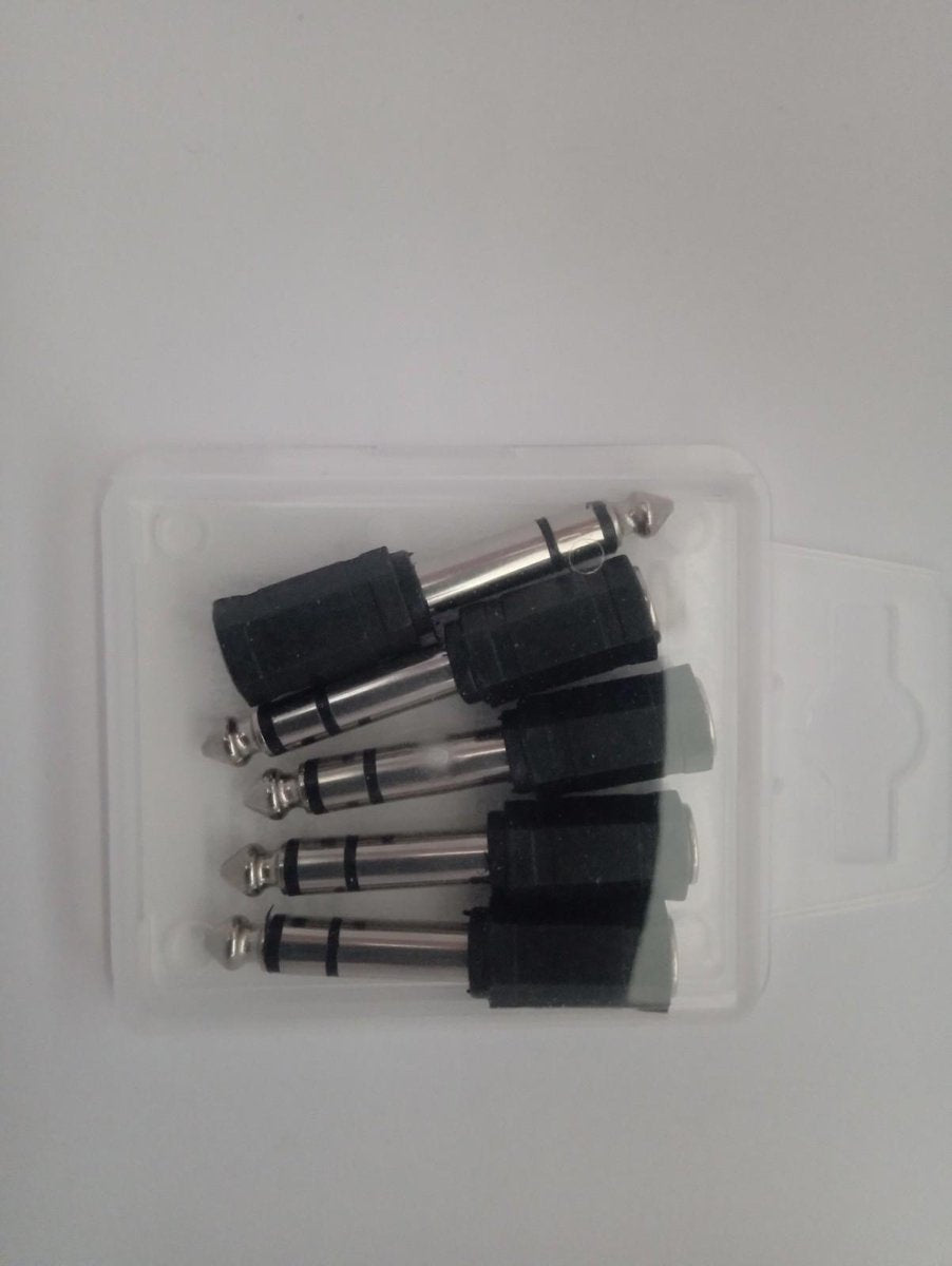 Newtronics Multipack 5x audio adapter jack 3.5mm female - jack 6.35mm male stereao adapters