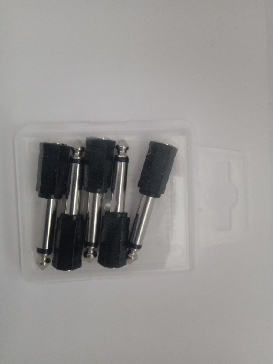 NEWTRONICS Multipack 5x MONO adapter 3.5mm(v)-6.35mm(m)