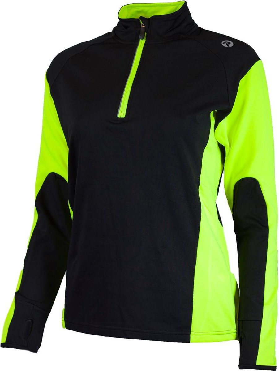 Rogelli Elka - Sporttrui - Dames - Maat XS - Zwart/Fluor