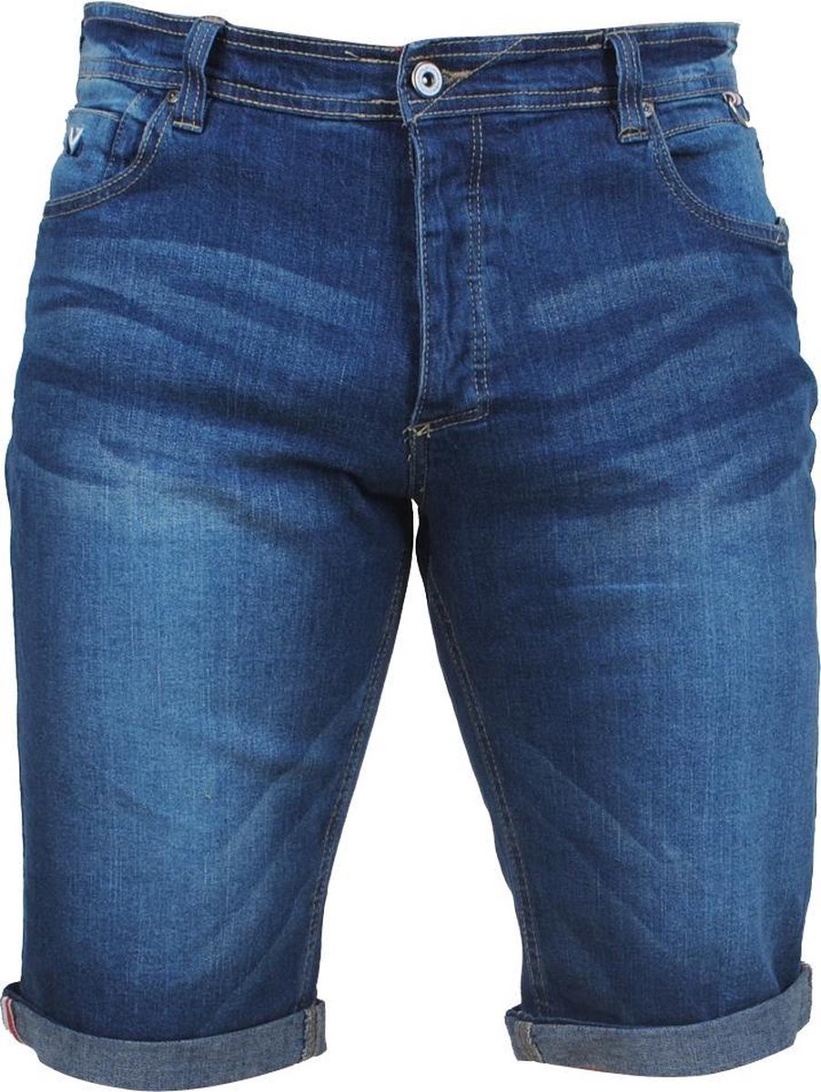 MZ72 - Heren Jeans Short - Stretch - Footing - Stone Washed