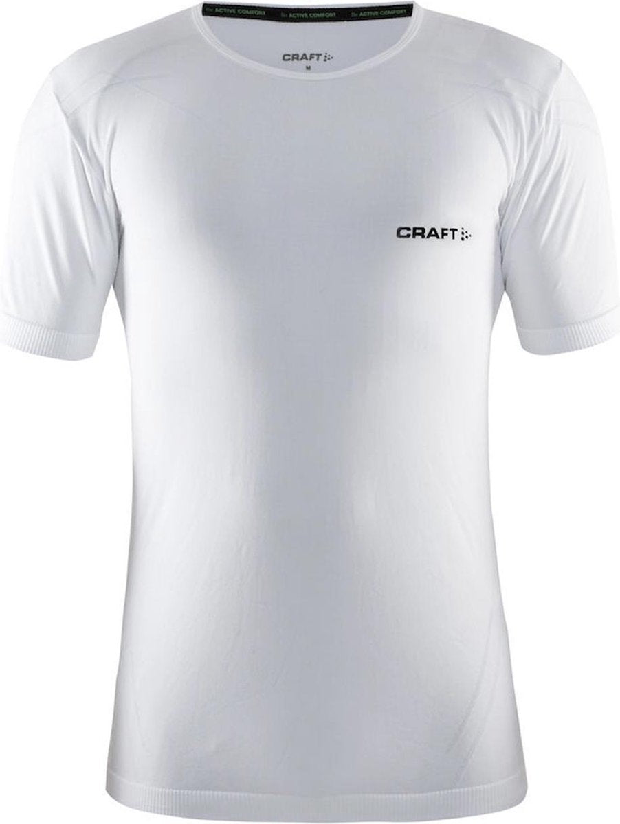Craft Active Comfort Roundneck Ss Heren Sportshirt - White - XL
