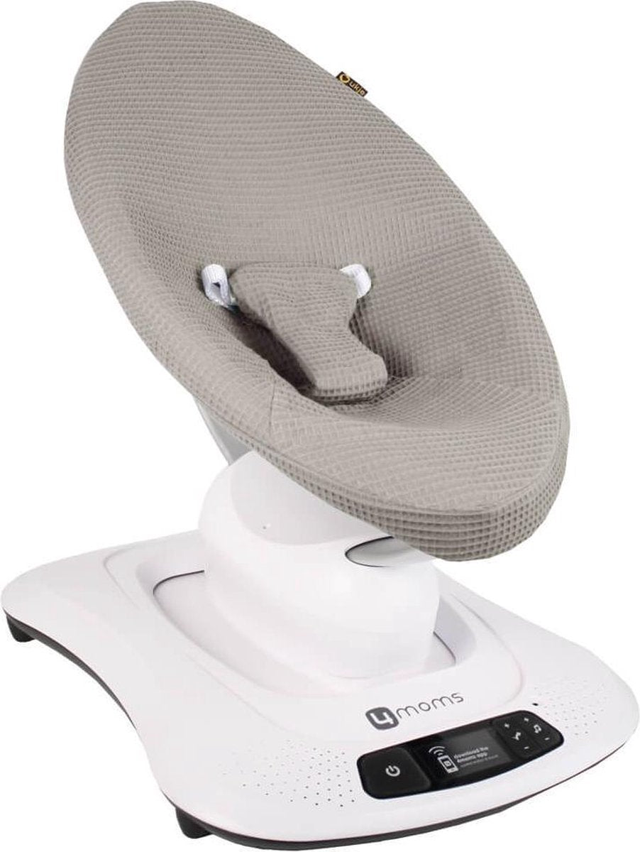 Ukje 4moms Mamaroo Wipstoel Hoes - Wafelstof - Taupe