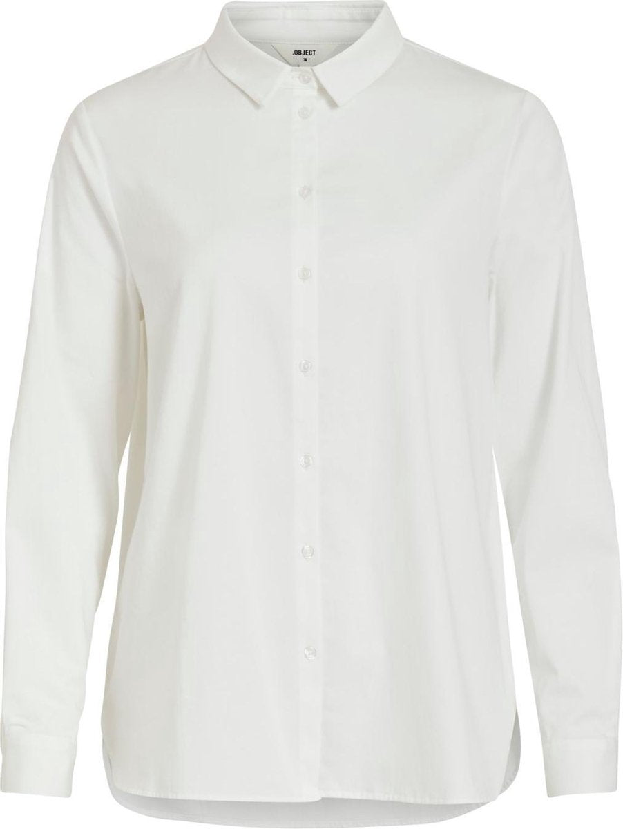 Blouse met lange mouw Object Off-white maat 40