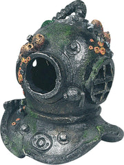 Aquarium decoratie Cousteau Duikerhelm - 13 x 13 x 16