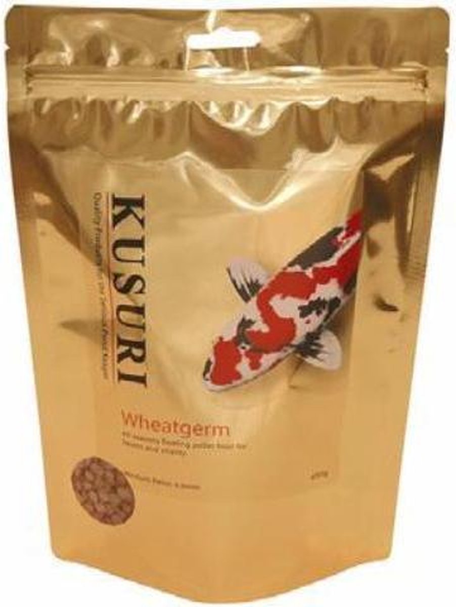 Kusuri Wheat Germ koivoer - 1.5 Kilo zak - medium pellets - 6 mm