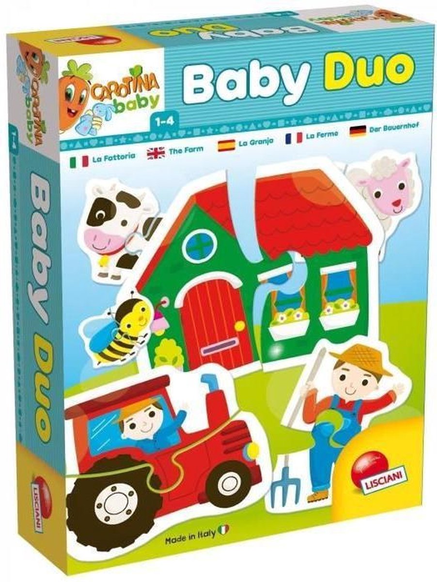 LISCIANI GIOCHI Puzzel Babyduo het bedrijf