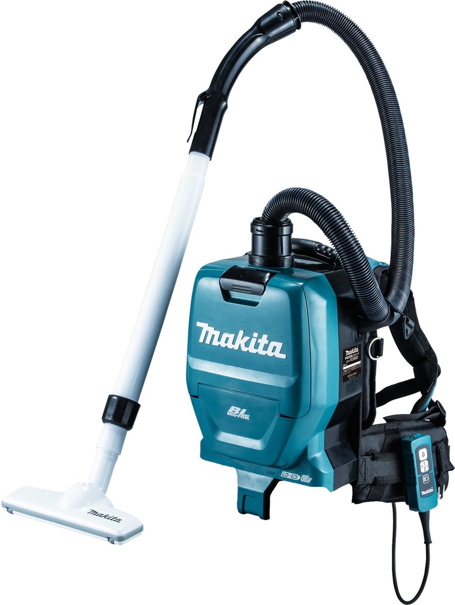 Makita Rugstofzuiger DVC260Z (zonder accu en lader)