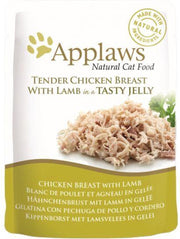 Applaws cat jelly chicken / lamb kattenvoer 70 gr