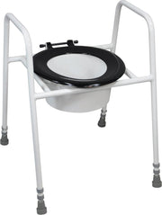 Aidapt - verhoogd Toilet zitting - met toilet ring