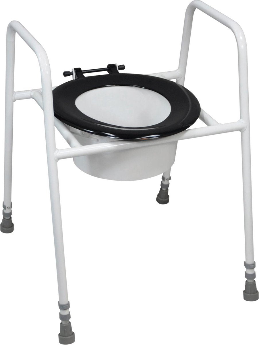 Aidapt - verhoogd Toilet zitting - met toilet ring