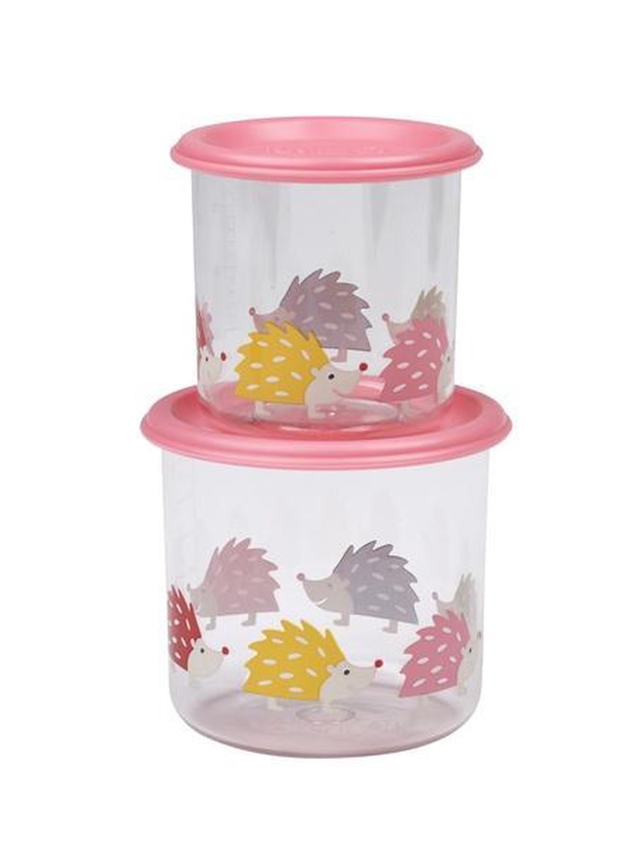 Sugarbooger Set van 2 Snackdoosjes Large Hedgehog