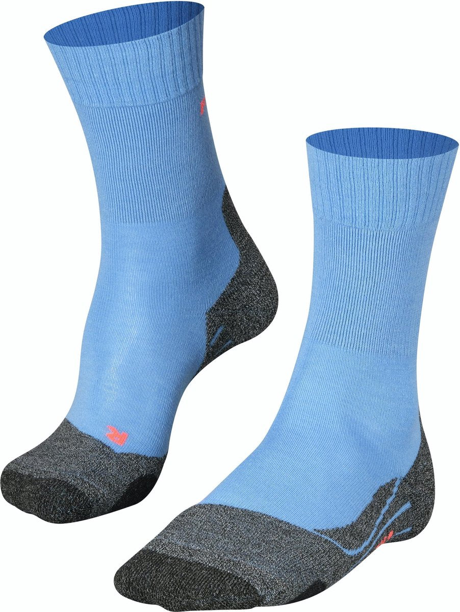 Falke TK2 Dames Wandelsokken - Lichtblauw - Maat 35/36