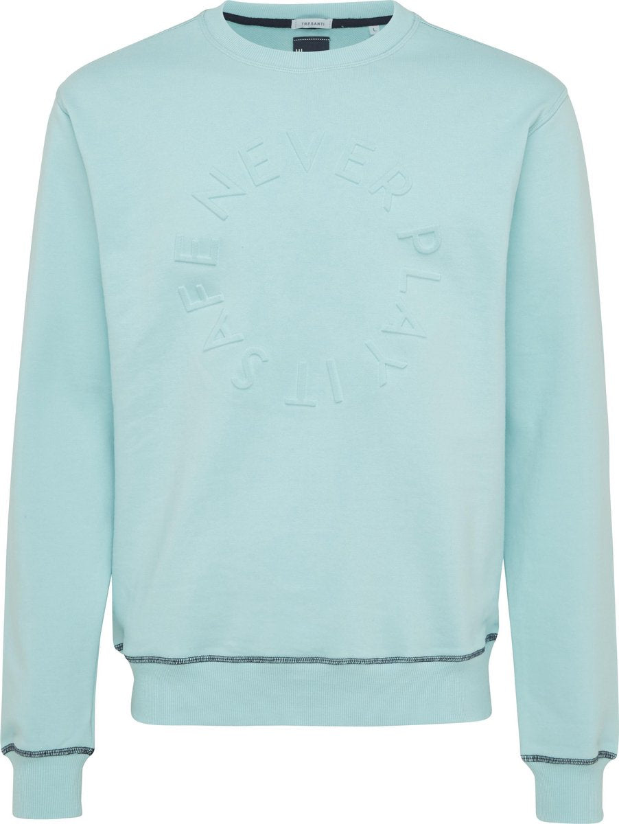 Ted | Sweater ronde hals mint groen