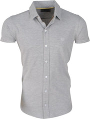 MZ72 - Heren Polo Overhemd - Stretch - Priam - Grijs