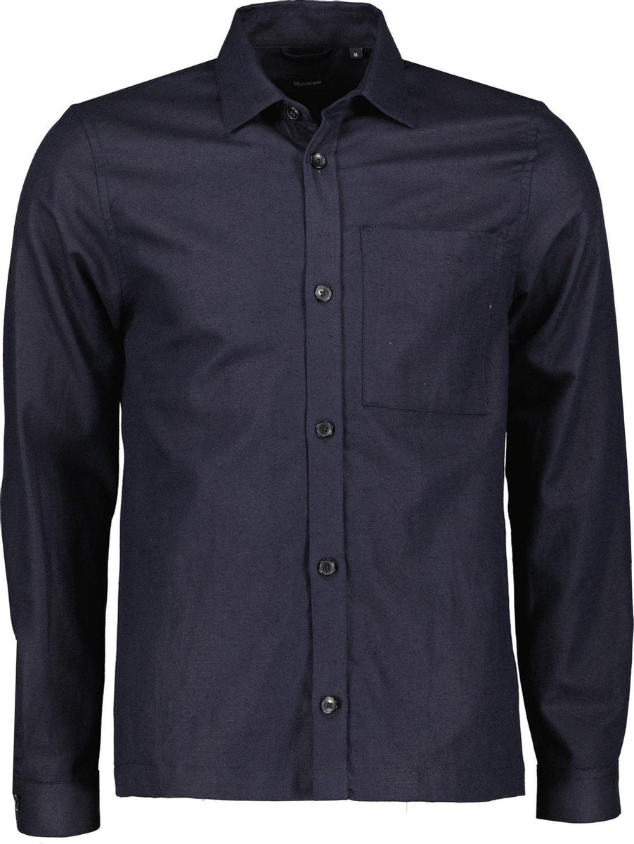Matinique Overhemd - Slim Fit - Blauw - M