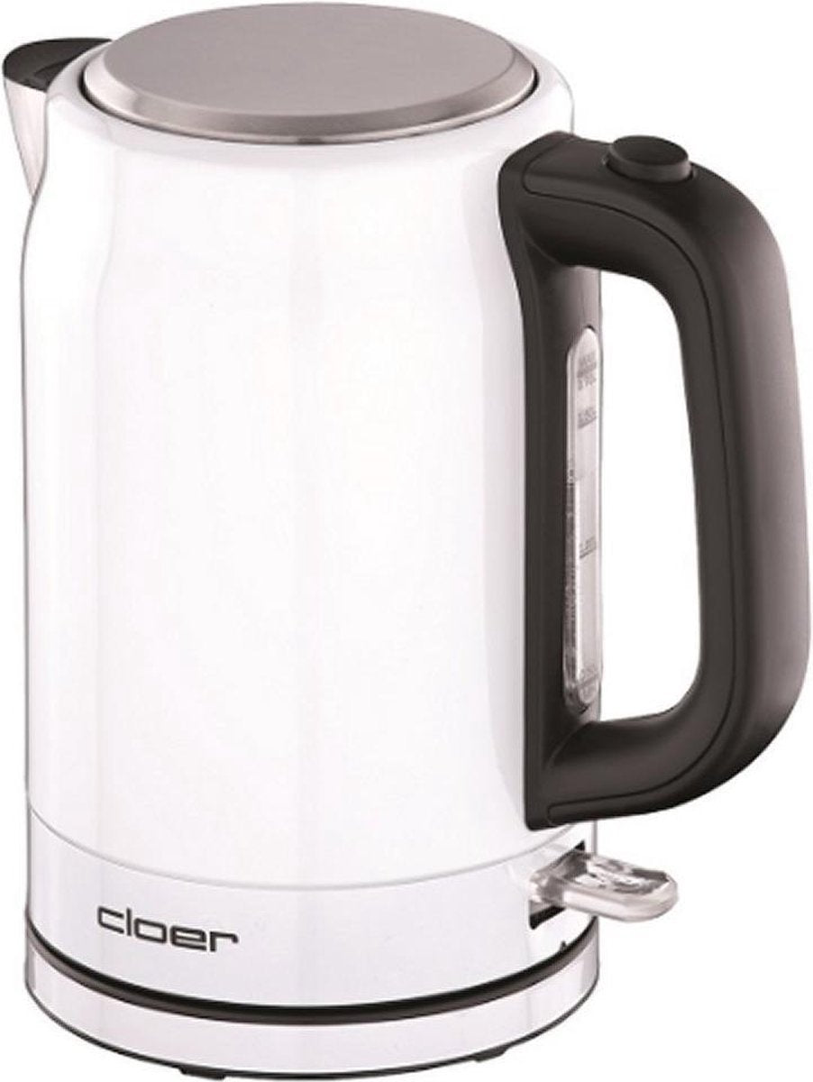 Cloer 4521 Hoogglans Waterkoker 1.7L 2200W Wit