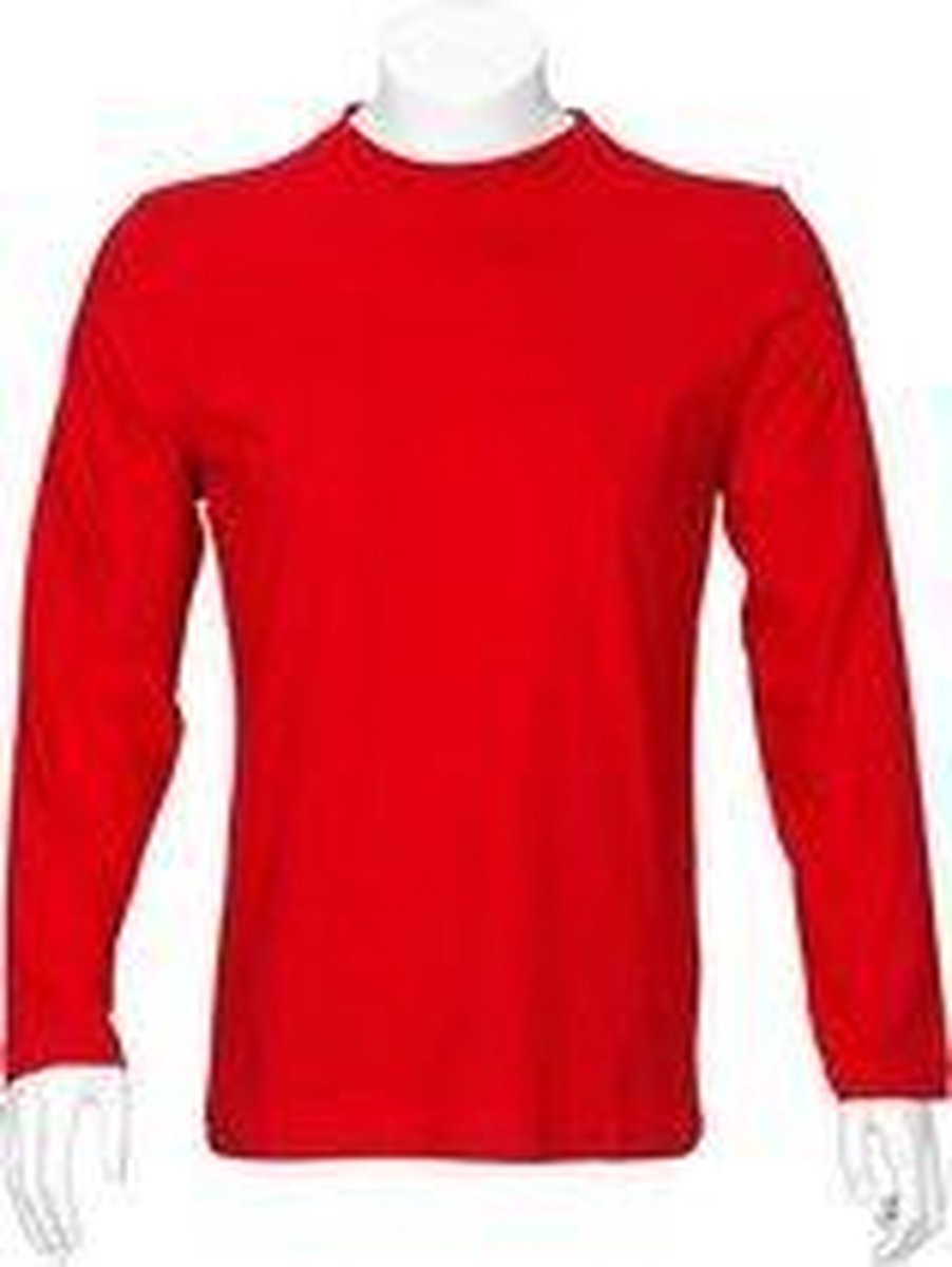 T'RIFFIC EGO T-shirt lange mouw Single Jerse Rood size S