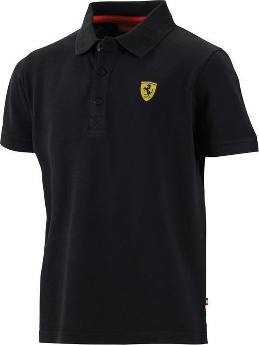 Scuderia Ferrari Kids Classic Polo Black-140
