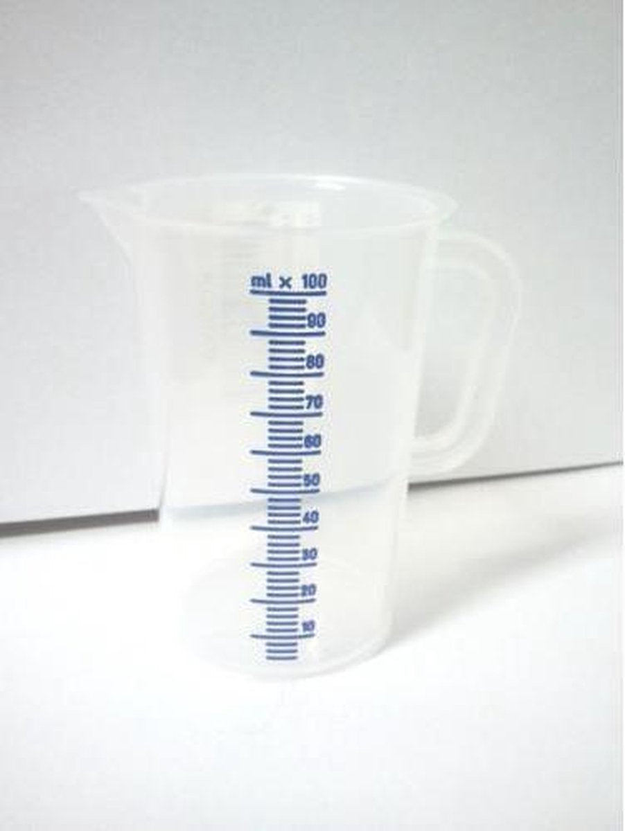 Kunststof maatbeker - 0.1 liter - Habitas