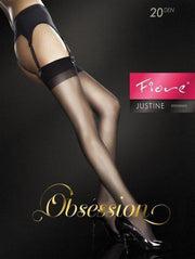 Fiore Justine 20 jarretelkousen Zwart maat 5 (44/46)