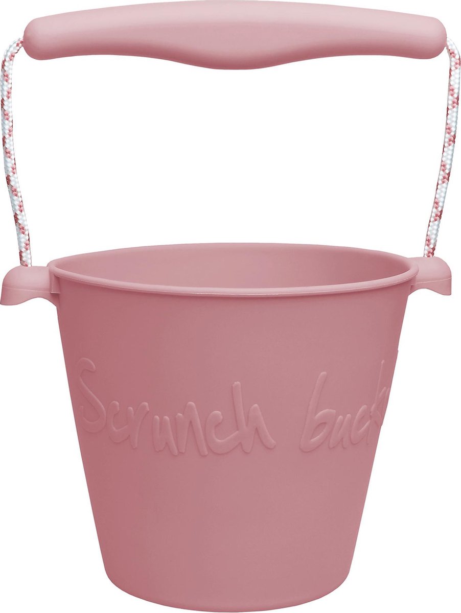 Scrunch bucket zacht roze