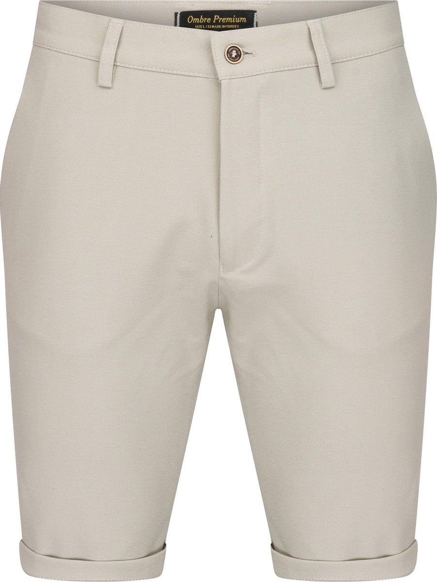 Chino - short - heren - beige