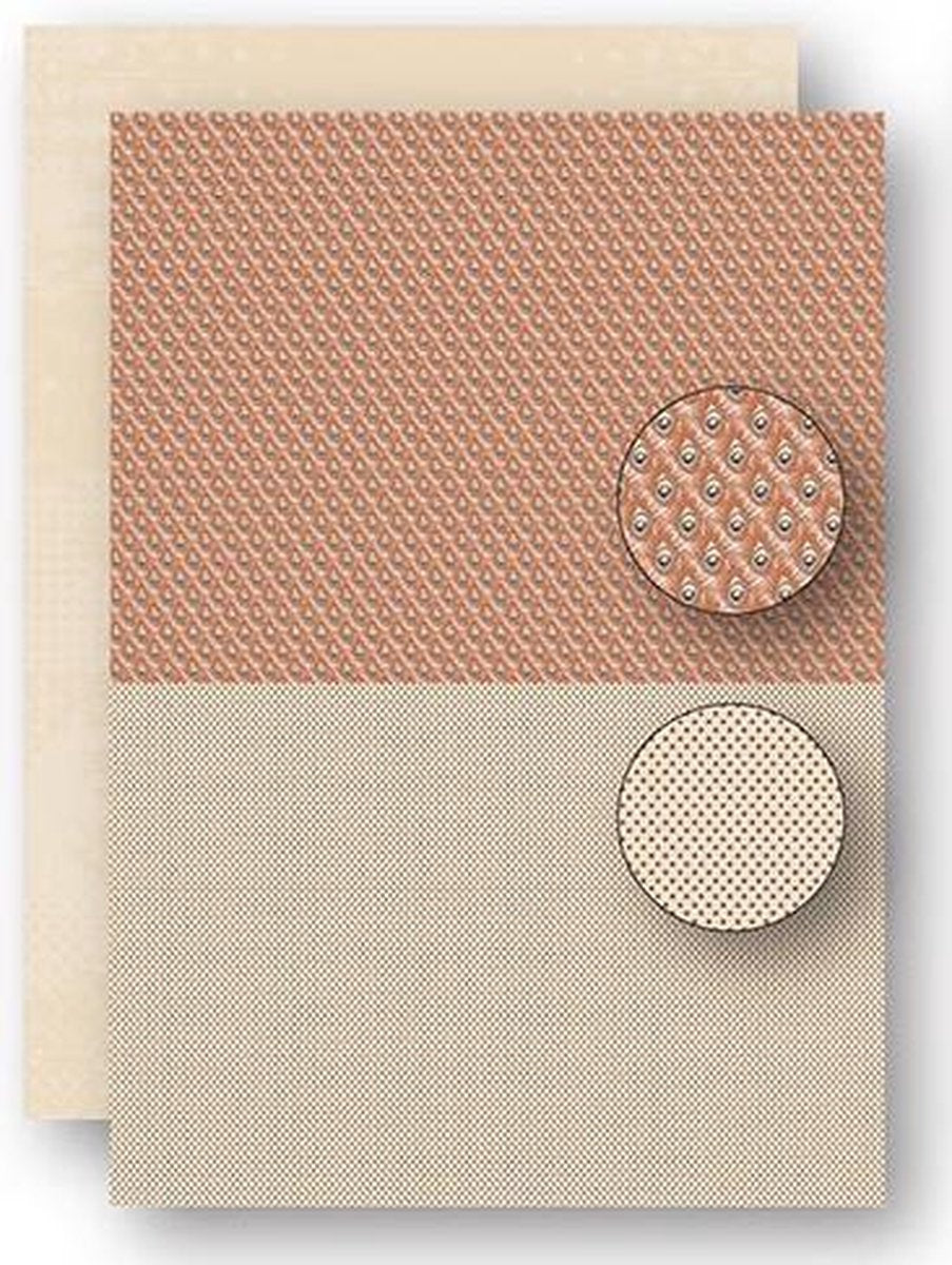 NEVA071 A4 knutselpapier kaartenpapier scrapbookpapier pakket met 5 vellen achtergrond papier Afrika print-1