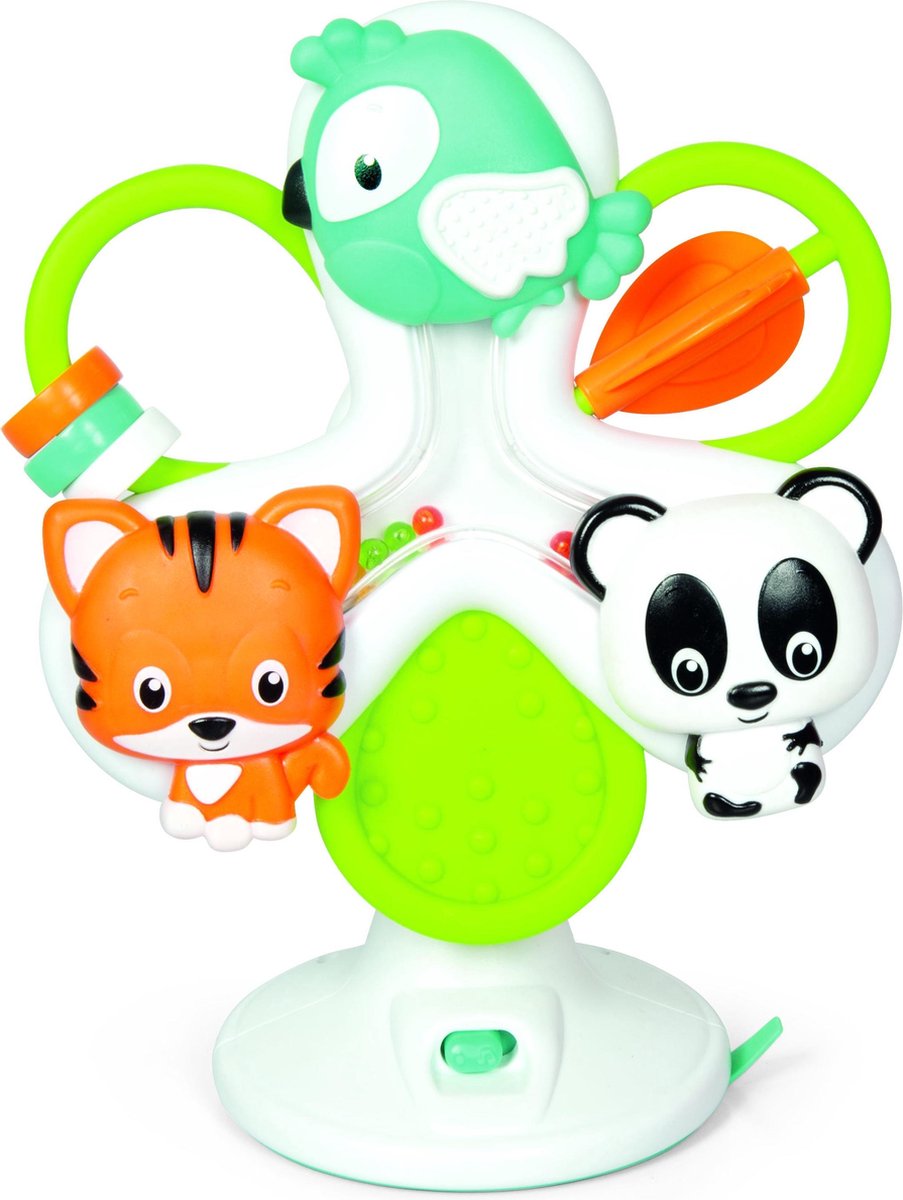 Baby Clementoni - Ring En Ring Dieren - Speelgoed Voor Hoge Stoel - activiteitencentrum educatief