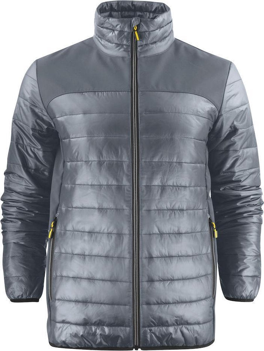 Printer Quilted Jas Expedition Man 2261057 Staalgrijs - Maat S
