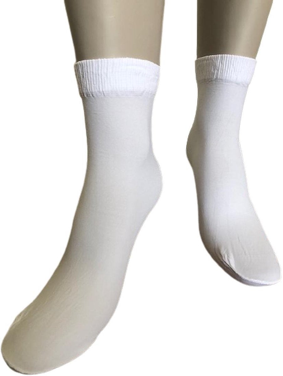 Gabriella Microfiber Pantysokjes 50 DEN. Wit.One size