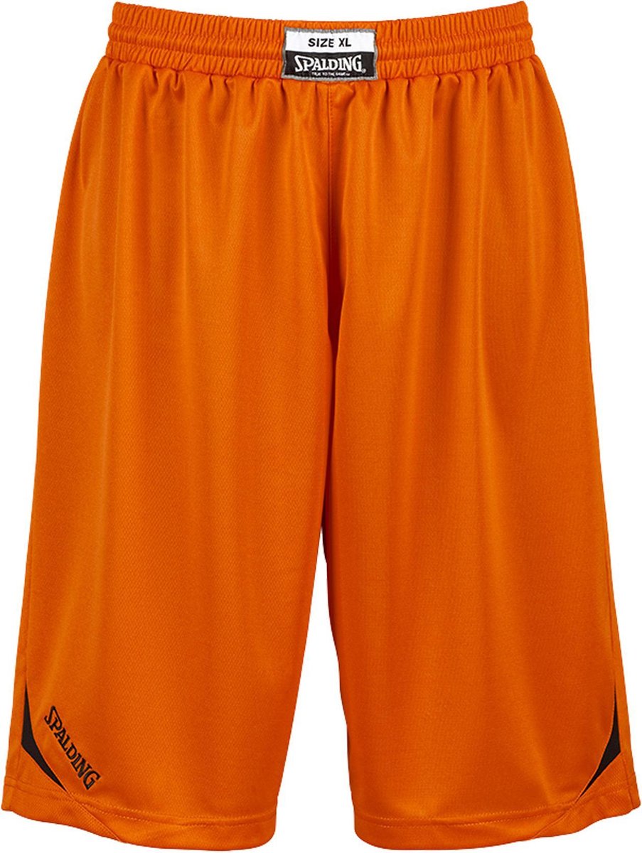 Spalding Attack Basketbalbroek - Maat XL  - Mannen - oranje/zwart