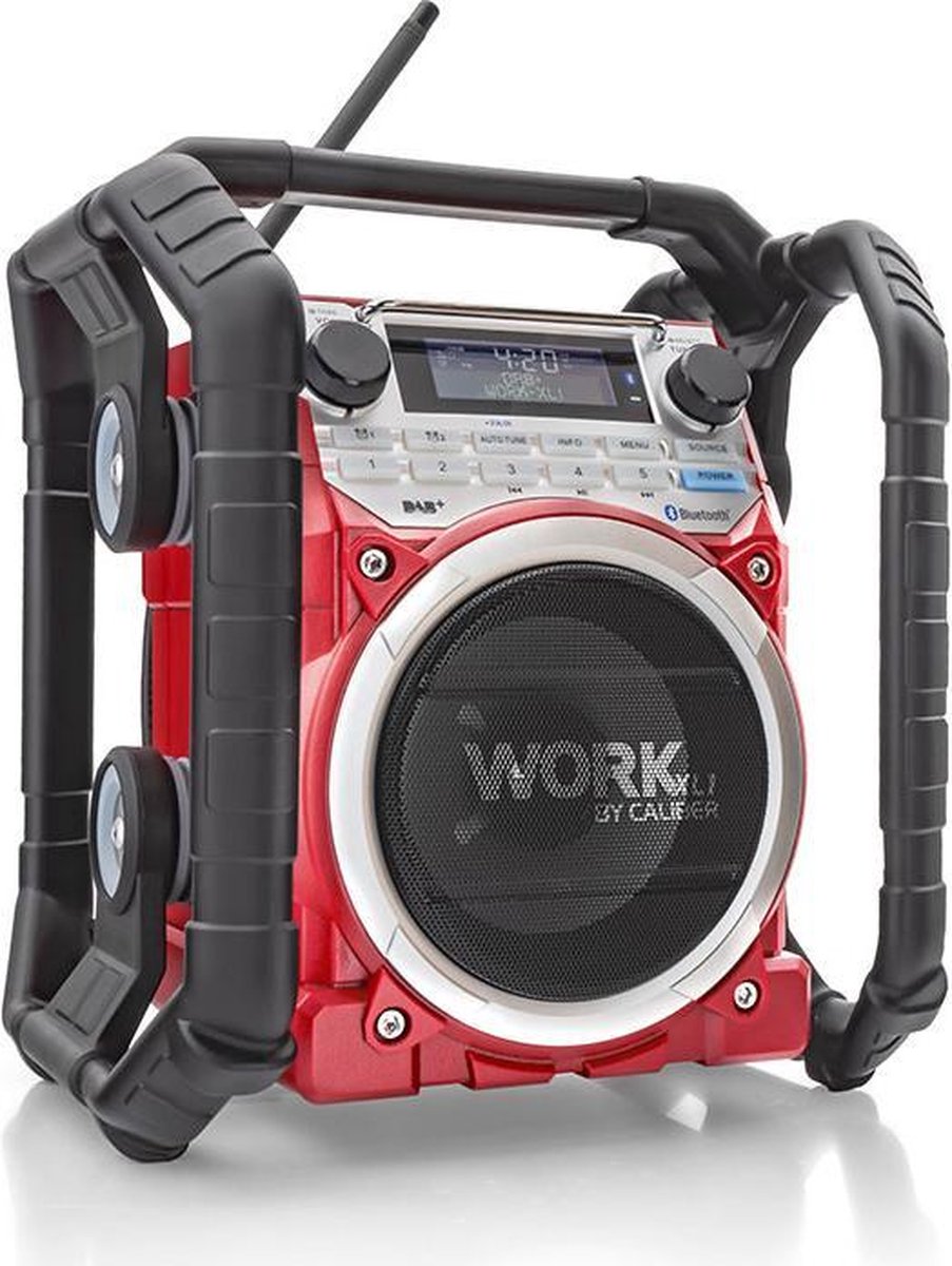 Caliber WorkXL1 Pack - Bouwradio met DAB+ incl oplaadbare batterijen